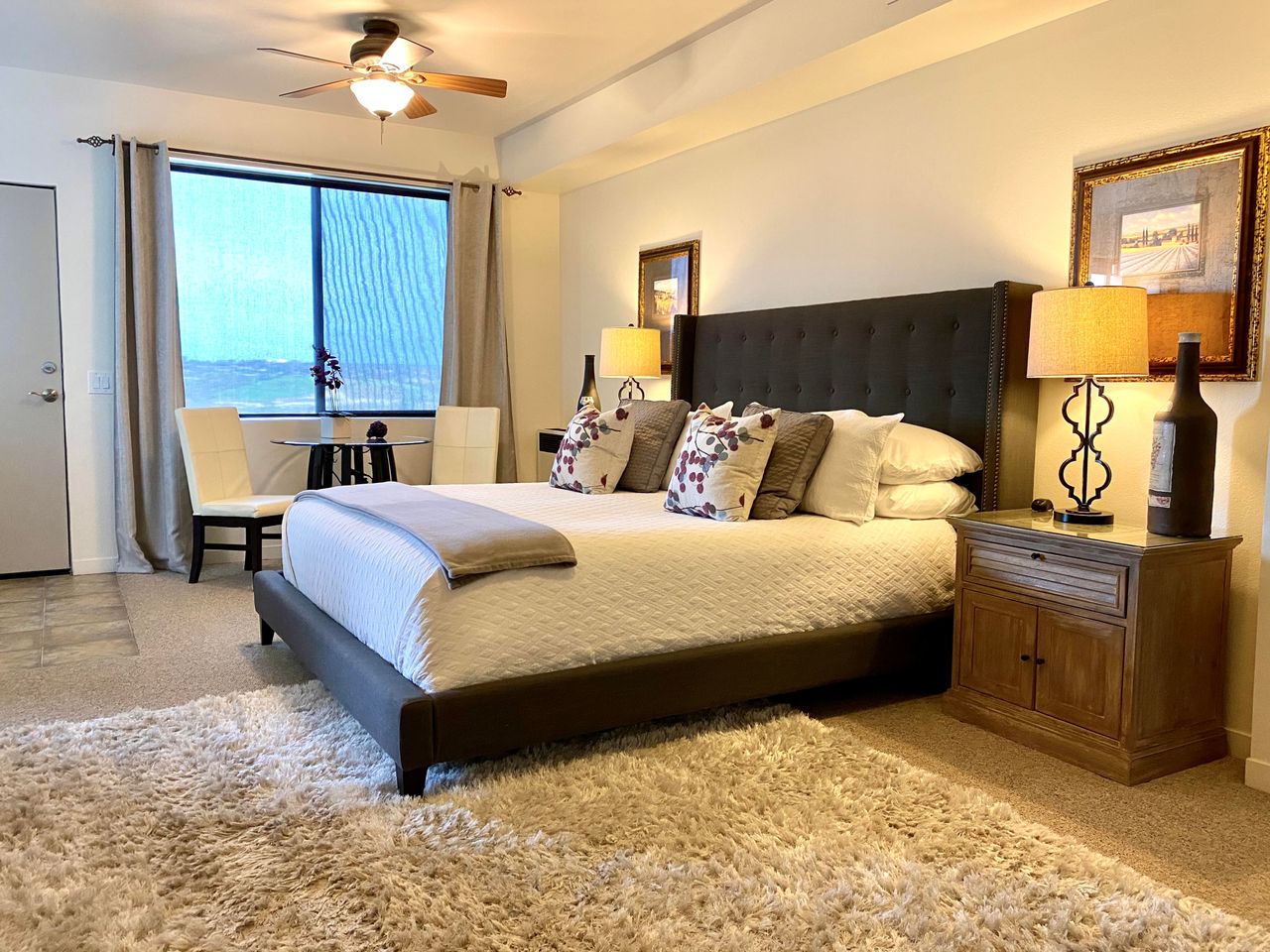 Hilltop 365 interior and grounds